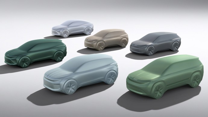 Sechs neue elektrische Skoda bis 2026 Sechs neue elektrische Skoda bis 2026
